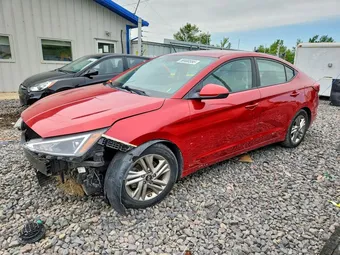 2019 Hyundai Elantra 5NPD84LF9KH459616 Lot 58400556