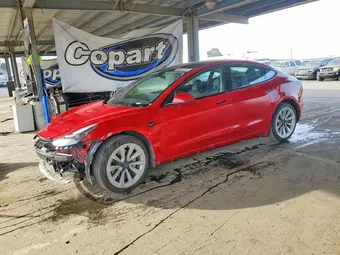 2022 Tesla Model 3 5YJ3E1EA2NF304221 Lot 47839496