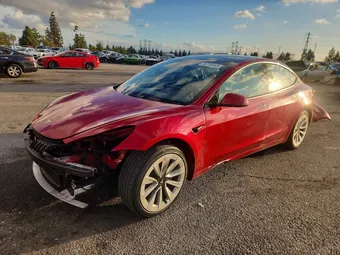 2021 Tesla Model 3 5YJ3E1EBXMF082986 Lot 76715445