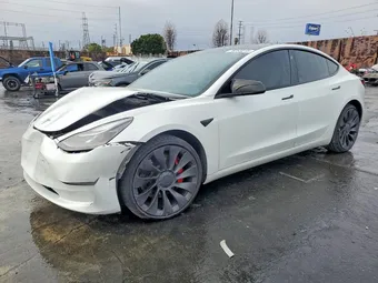 2022 Tesla Model 3 5YJ3E1EC6NF182514 Lot 78253315