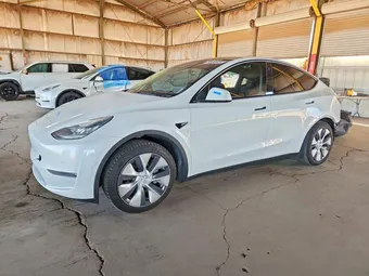 2021 Tesla Model Y Long 5YJYGDEE9MF074115 Lot 79934845