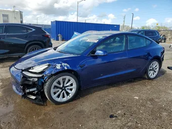 2022 Tesla Model 3 5YJ3E1EA1NF288691 Lot 49288996