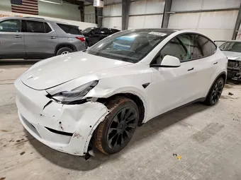 2021 Tesla Model Y Long 5YJYGDEEXMF183912 Lot 46013456