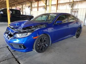 2020 Honda Civic 19XFC2F80LE022554 Lot 47592026