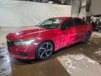 2021 Honda Accord 1HGCV1F47MA003171 Lot 74127235