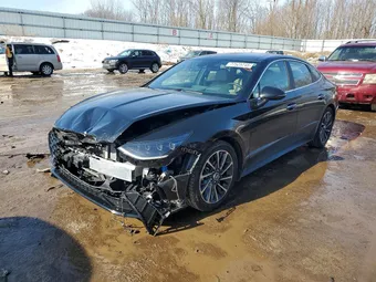 2021 Hyundai Sonata 5NPEH4J27MH100420 Lot 77525745