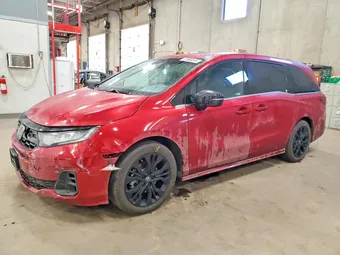 2025 Honda Odyssey 5FNRL6H74SB077770 Lot 77398015