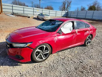 2021 Honda Accord 1HGCV1F31MA077953 Lot 77501455