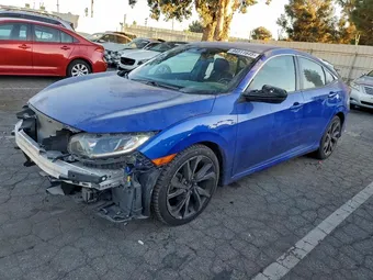 2019 Honda Civic 2HGFC2F82KH583097 Lot 94511645