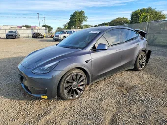 2022 Tesla Model Y 7SAYGDEF5NF326200 Lot 73595145