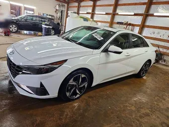 2021 Hyundai Elantra 5NPLN4AG1MH020347 Lot 48641206