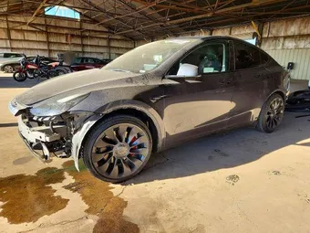 2022 Tesla Model Y 7SAYGDEF6NF509962 Lot 46203876