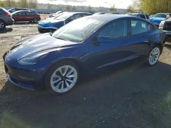 2022 Tesla Model 3 5YJ3E1EA7NF371929 Lot 50350706