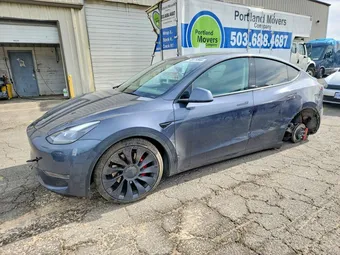 2021 Tesla Model Y 5YJYGDEF3MF139551 Lot 45876566