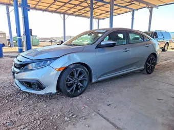 2019 Honda Civic 2HGFC2F8XKH601295 Lot 46215126