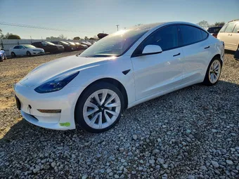2021 Tesla Model 3 5YJ3E1EA3MF077183 Lot 72383475