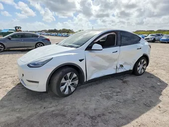 2021 Tesla Model Y 5YJYGDEDXMF133308 Lot 79990695