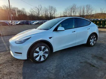 2021 Tesla Model Y Long 5YJYGDEE0MF208770 Lot 48339566