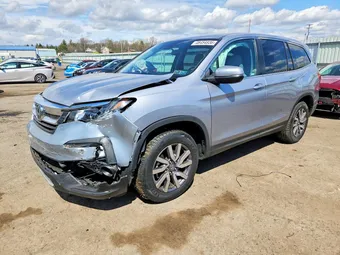 2021 Honda Pilot 5FNYF6H39MB049336 Lot 48454836