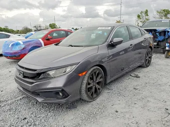 2021 Honda Civic 2HGFC2F8XMH542574 Lot 41810096