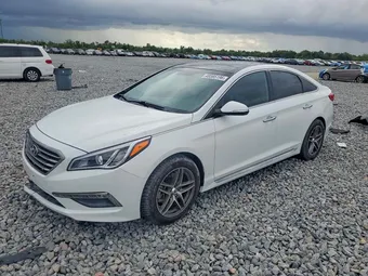 2015 Hyundai Sonata 5NPE34AF1FH034404 Lot 48595196
