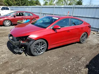 2019 Hyundai Elantra KMHD04LB9KU831493 Lot 49957486
