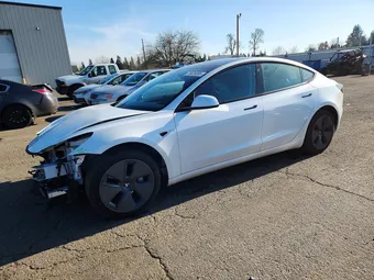 2022 Tesla Model 3 5YJ3E1EAXNF106809 Lot 76026695