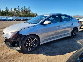 2019 Hyundai Elantra KMHD04LB9KU889586 Lot 48785536