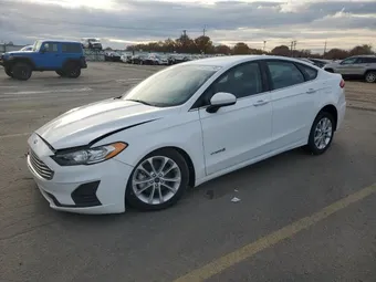2019 Ford Fusion 3FA6P0LU9KR258725 Lot 93123195