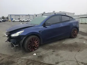 2021 Tesla Model Y 5YJYGDEF8MF248975 Lot 90882315