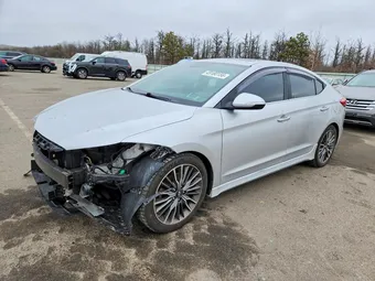 2018 Hyundai Elantra KMHD04LB7JU450143 Lot 49180156