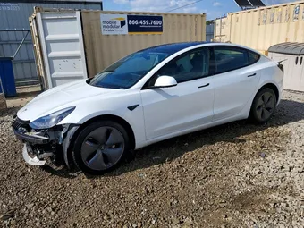 2022 Tesla Model 3 5YJ3E1EA1NF370744 Lot 46782186