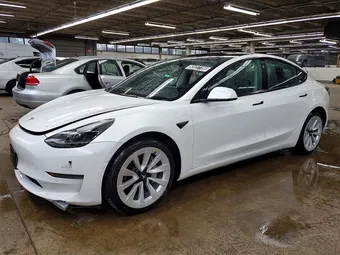 2022 Tesla Model 3 5YJ3E1EA6NF187601 Lot 52037786