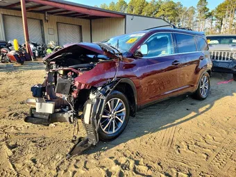 2019 Toyota Highlander 5TDJZRFH9KS713524 Lot 72165045