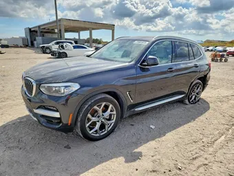 2021 BMW X3 5UXTY5C03M9G33481 Lot 77501975