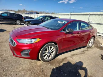 2019 Ford Fusion 3FA6P0HDXKR252022 Lot 42015026