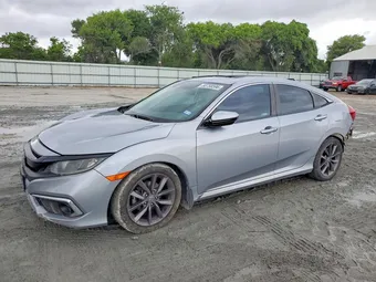 2020 Honda Civic 19XFC1F30LE018602 Lot 50758596
