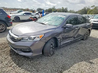 2017 Honda Accord Hybrid JHMCR6F52HC027203 Lot 76376695