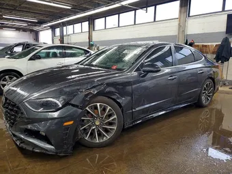 2021 Hyundai Sonata 5NPEH4J25MH123582 Lot 49360776