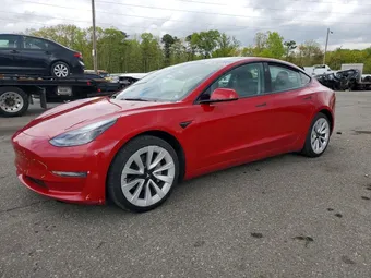 2022 Tesla Model 3 5YJ3E1EA1NF286083 Lot 52037466