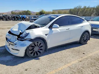 2021 Tesla Model Y 5YJYGDEFXMF273893 Lot 46171996