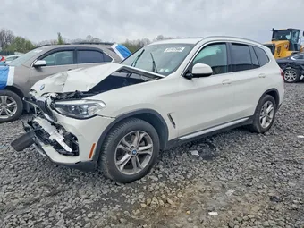 2021 BMW X3 5UXTY5C08M9G22525 Lot 51147596