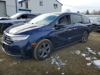 2021 Honda Odyssey 5FNRL6H57MB037393 Lot 75680235
