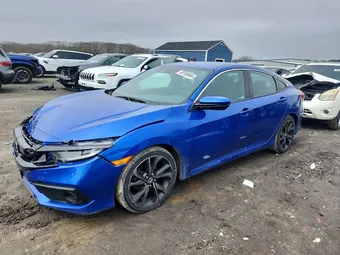 2021 Honda Civic 19XFC2F8XME200729 Lot 48765846
