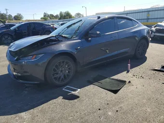 2024 Tesla Model 3 5YJ3E1EA3RF725225 Lot 50076686
