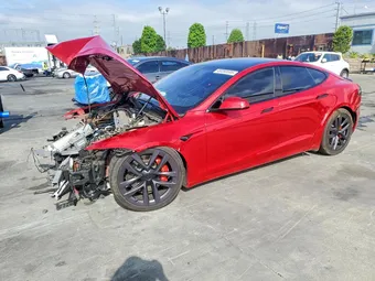 2021 Tesla Model S 5YJSA1E61MF443838 Lot 49280596