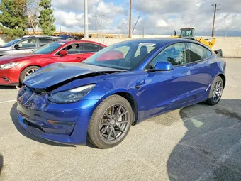 2021 Tesla Model 3 5YJ3E1EA1MF030301 Lot 50186886
