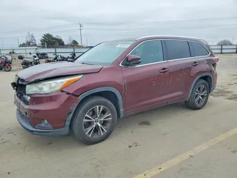 2016 Toyota Highlander 5TDKKRFH7GS158251 Lot 76510315