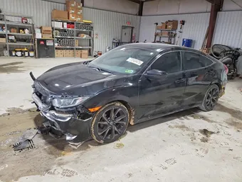 2019 Honda Civic 2HGFC2F87KH504460 Lot 77243475