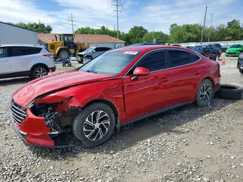 2021 Hyundai Sonata Hybrid KMHL24JJ8MA035466 Lot 52563496